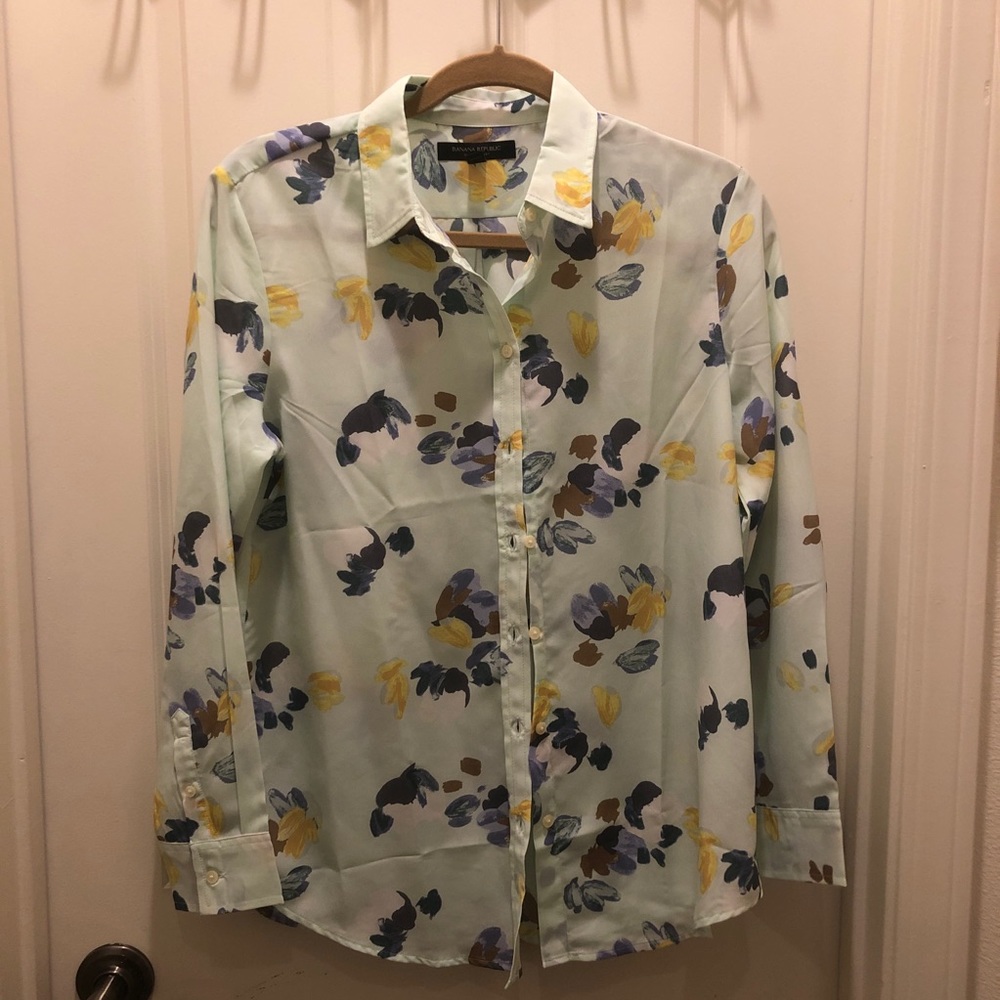Banana Republic Floral Blouse
